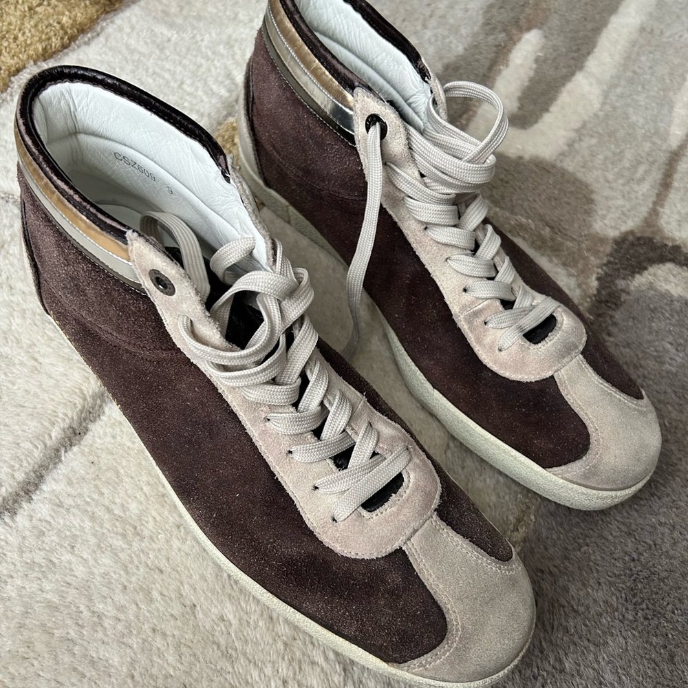 DOLCE & GABBANA HERITAGE BROWN SUEDE LEATHER SHOES SZ 9 Mens D&G $650.00